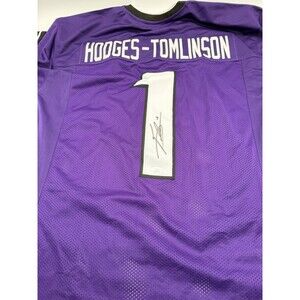 Trevius Hodges-Tomlinson Hand Signed TCU Horned Frogs Purple Jersey JSA XL